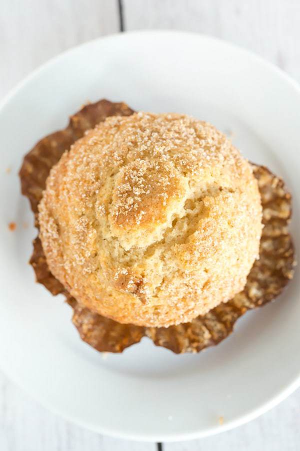 These apple-cinnamon muffins pack a huge apple flavor thanks to apple cider and chopped apples, with a fabulous cinnamon-sugar crunch on top.