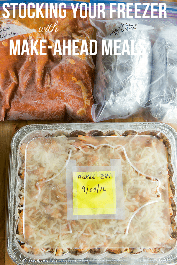 How to Stock Your Freezer with Make-Ahead Freezer Meals - Favorite recipes and tips on keeping everything fresh!