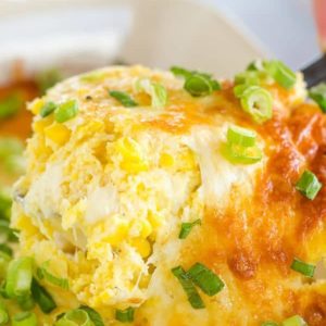This is my best cheesy corn casserole yet - tons of corn flavor and super cheesy! Perfect for holiday side dishes or summer picnics.
