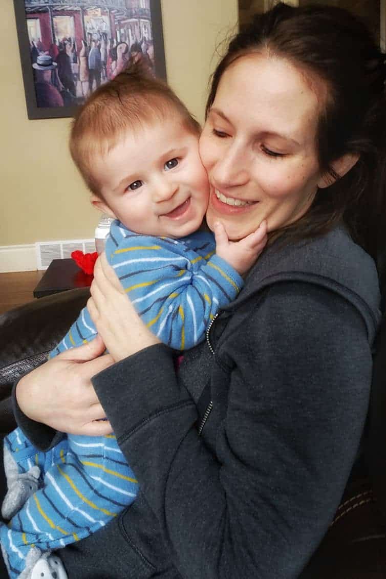 Me and Dominic - almost 5 months!