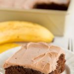 Chocolate Banana Cake with Chocolate Cream Cheese Frosting is easy, quick to make, extremely moist, and packed with tons of banana flavor.