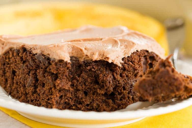 Chocolate Banana Cake with Chocolate Cream Cheese Frosting is easy, quick to make, extremely moist, and packed with tons of banana flavor. 