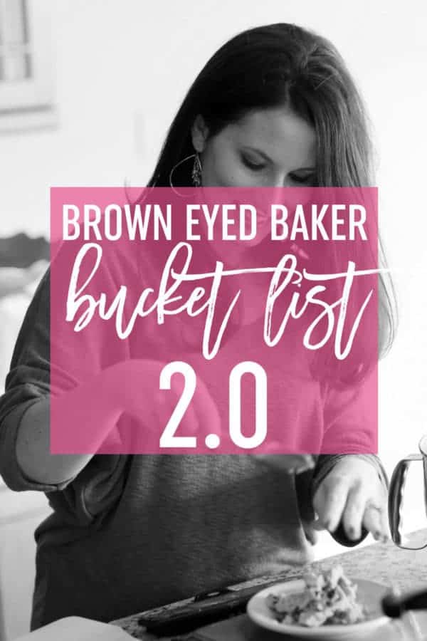 BEB Bucket List 2.0 - Come cook and bake along with me!