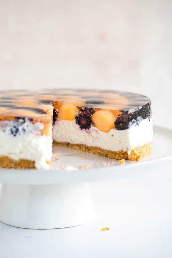 No Bake Rosé Cheesecake Brown Eyed Baker