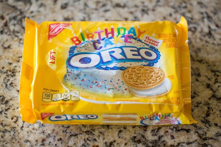 Birthday Cake Oreo cookies