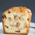 A beautiful slice of Jewish Apple Cake