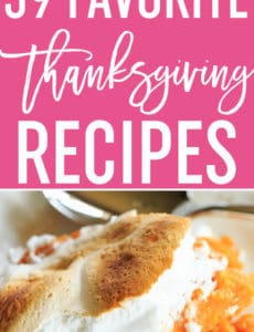 Favorite Thanksgiving Recipes for 2017: A roundup full of side dishes and desserts that have been huge favorites for Thanksgiving!