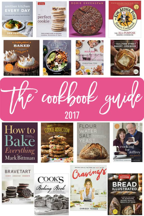A collage of cookbooks featured in a 2017 holiday gift guide.
