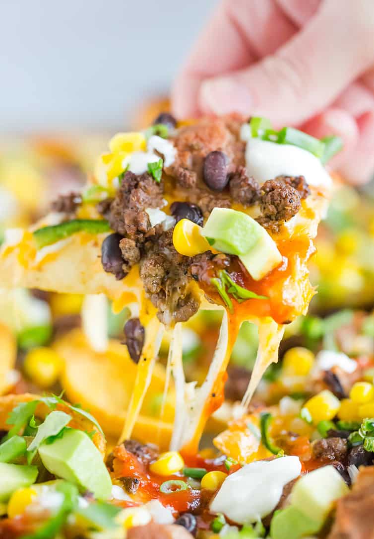 Totally Epic Loaded Nachos | Brown Eyed Baker