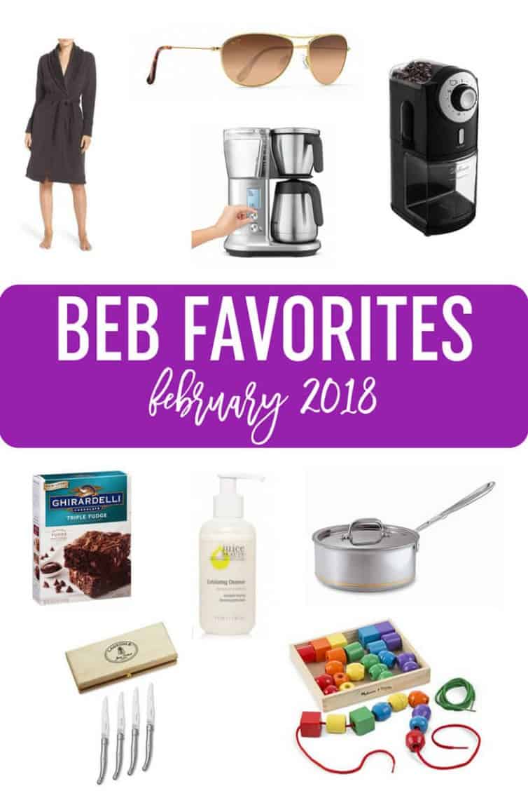 BEB Favorites - February 2018 :: A gift guide full of ideas for women, foodies, kids, and coffee lovers! #giftguide #holiday #christmas #beauty