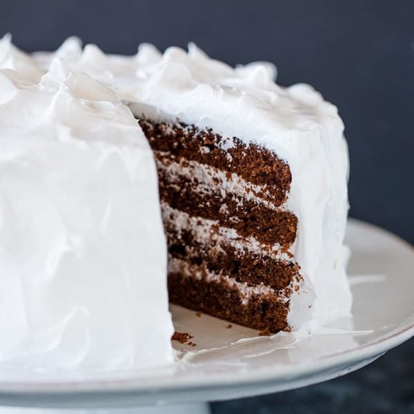 Traditional Devil's Food Cake - Brown Eyed Baker