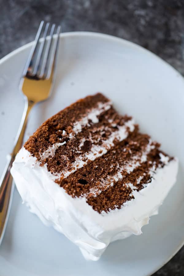 Traditional Devil&amp;#39;s Food Cake - Brown Eyed Baker