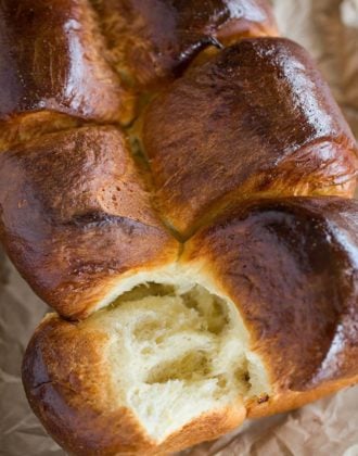 A loaf of pull-apart milk bread.