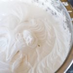 A bowl with seven minute frosting in it.