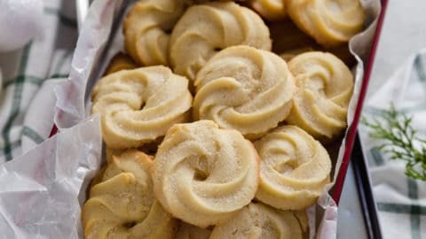 Danish Butter Cookies - Brown Eyed Baker