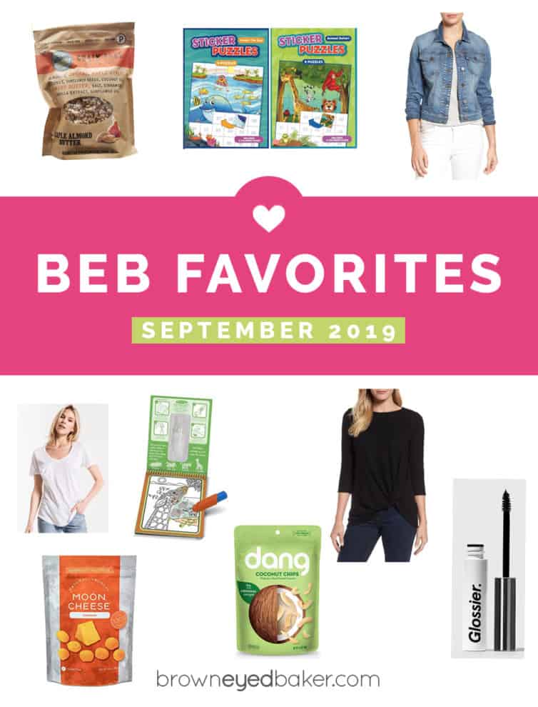 A collage of products with the text "BEB Favorites September 2019"