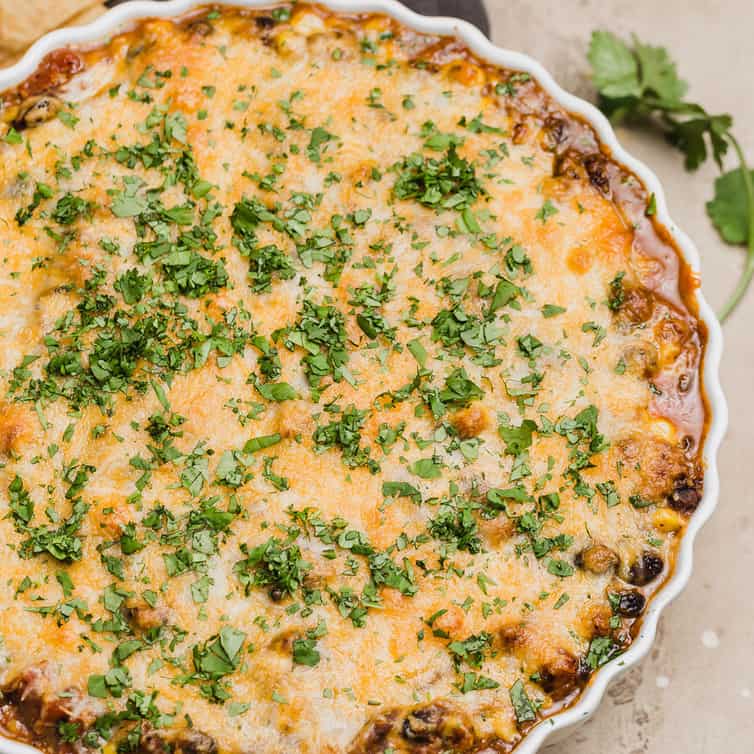 Warm Black Bean Dip Brown Eyed Baker