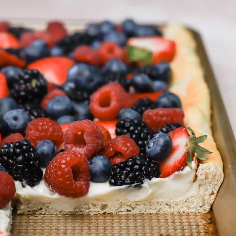 Easy Fruit Pizza Recipe Brown Eyed Baker