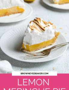 Lemon meringue pie pinterest image.