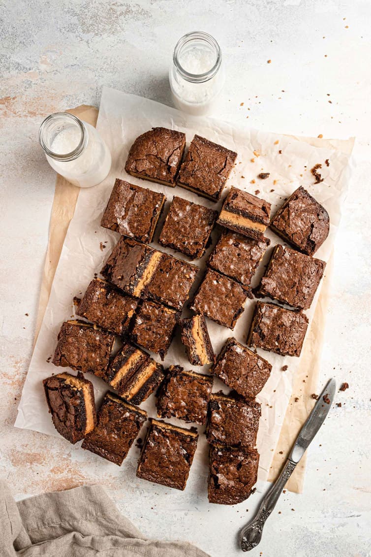Peanut Butter Brownies Brown Eyed Baker