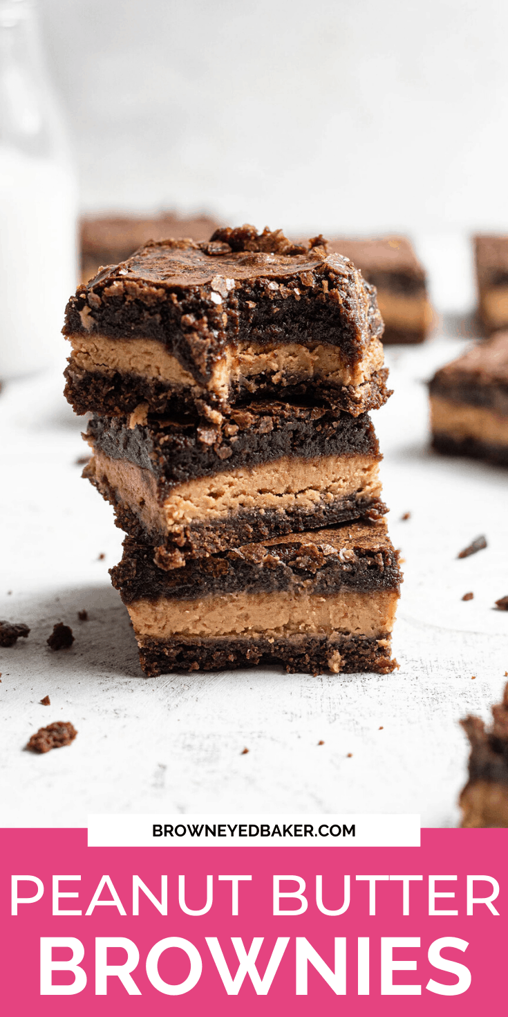 Peanut Butter Brownies Brown Eyed Baker