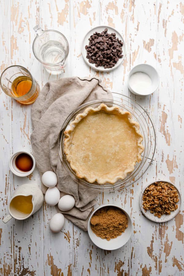 Kentucky Derby Chocolate Bourbon Walnut Pie Brown Eyed Baker