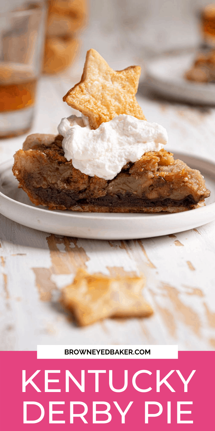 Kentucky Derby Chocolate Bourbon Walnut Pie Brown Eyed Baker