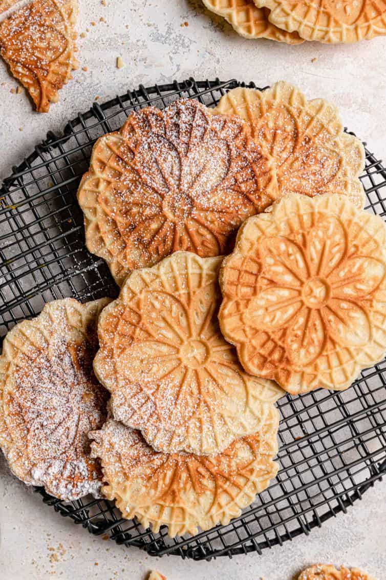 Grandma's Pizzelle Recipe Brown Eyed Baker