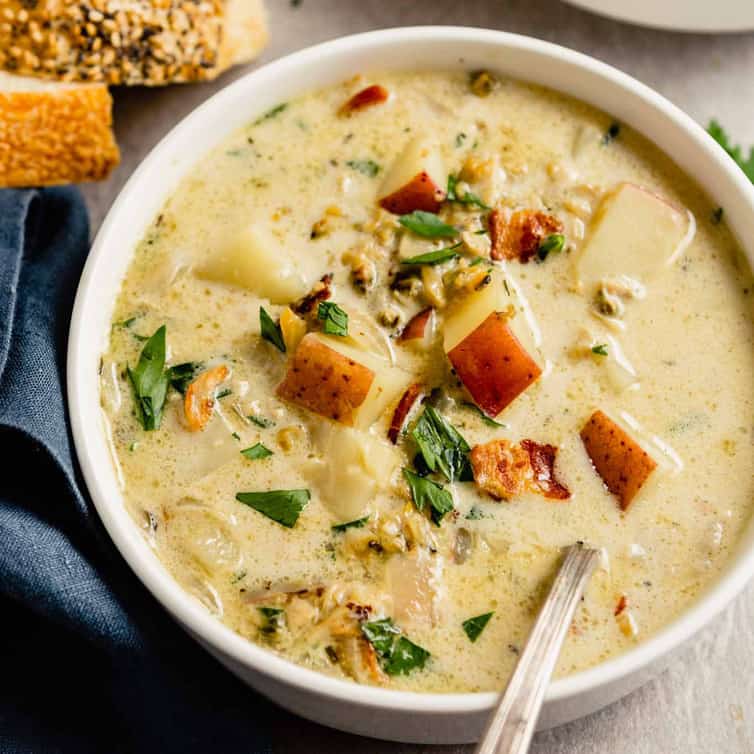New England Clam Chowder Brown Eyed Baker