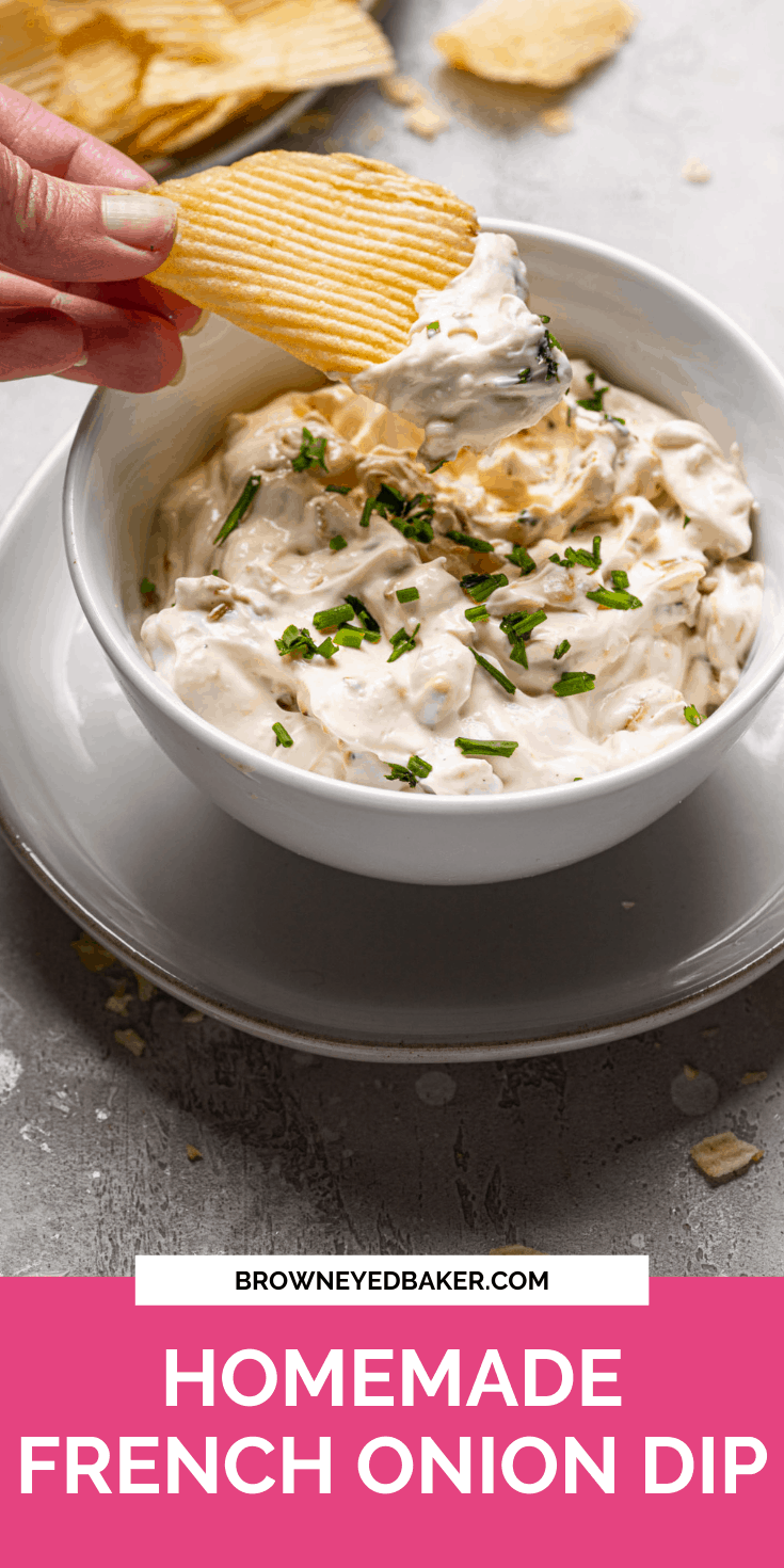 Homemade French Onion Dip Brown Eyed Baker
