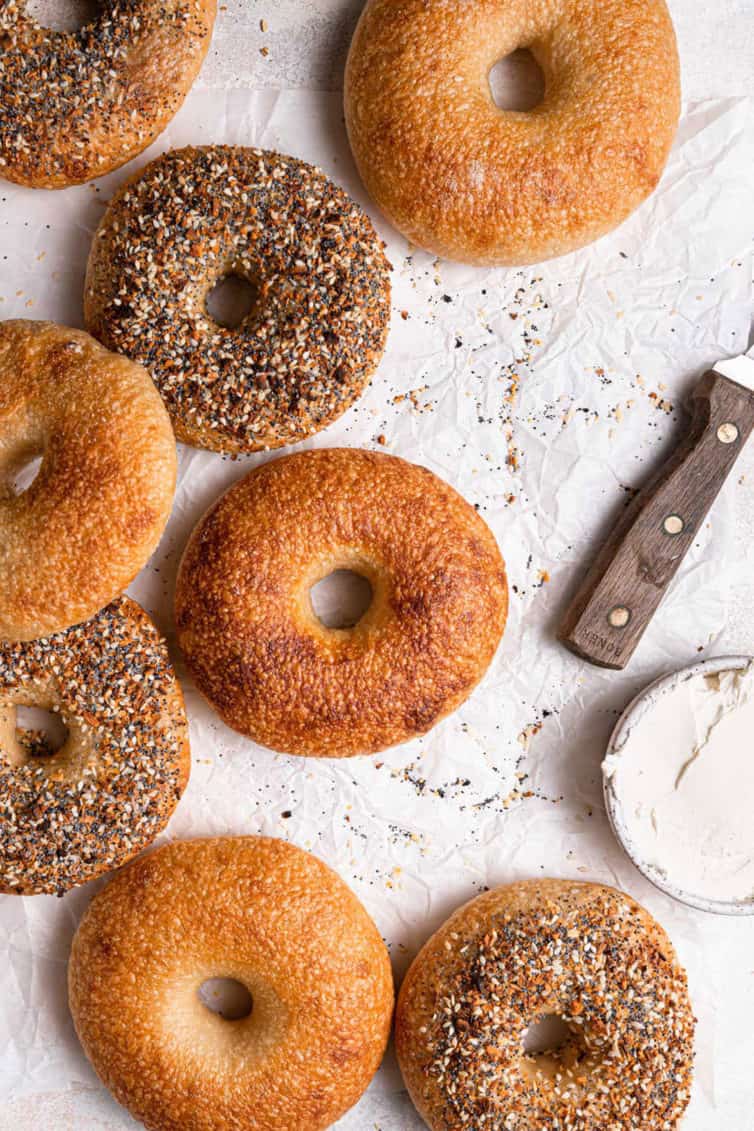 Homemade Bagels Recipe Brown Eyed Baker
