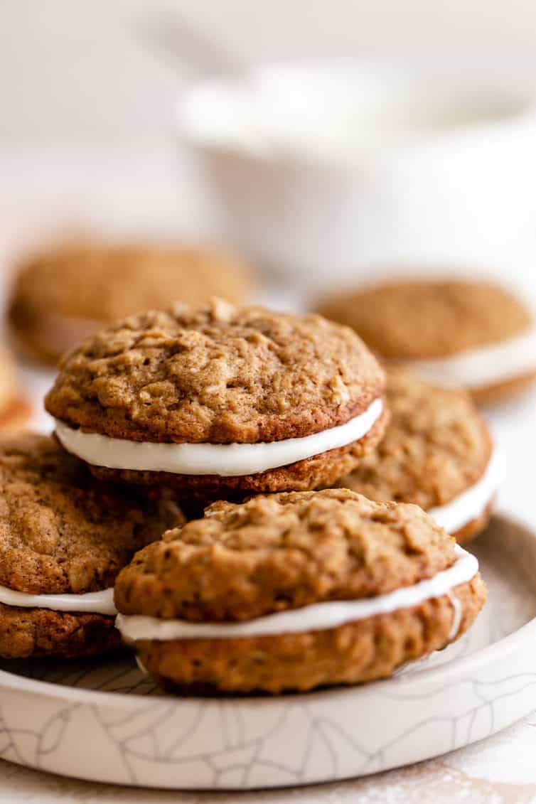 Homemade Oatmeal Cream Pies Brown Eyed Baker