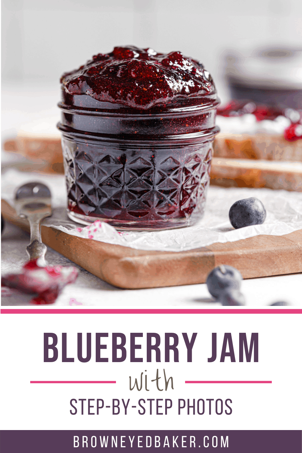 Homemade Blueberry Jam Brown Eyed Baker