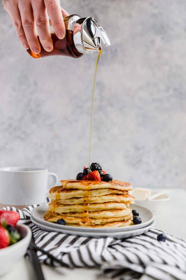 Fluffy Buttermilk Pancakes Recipe Brown Eyed Baker