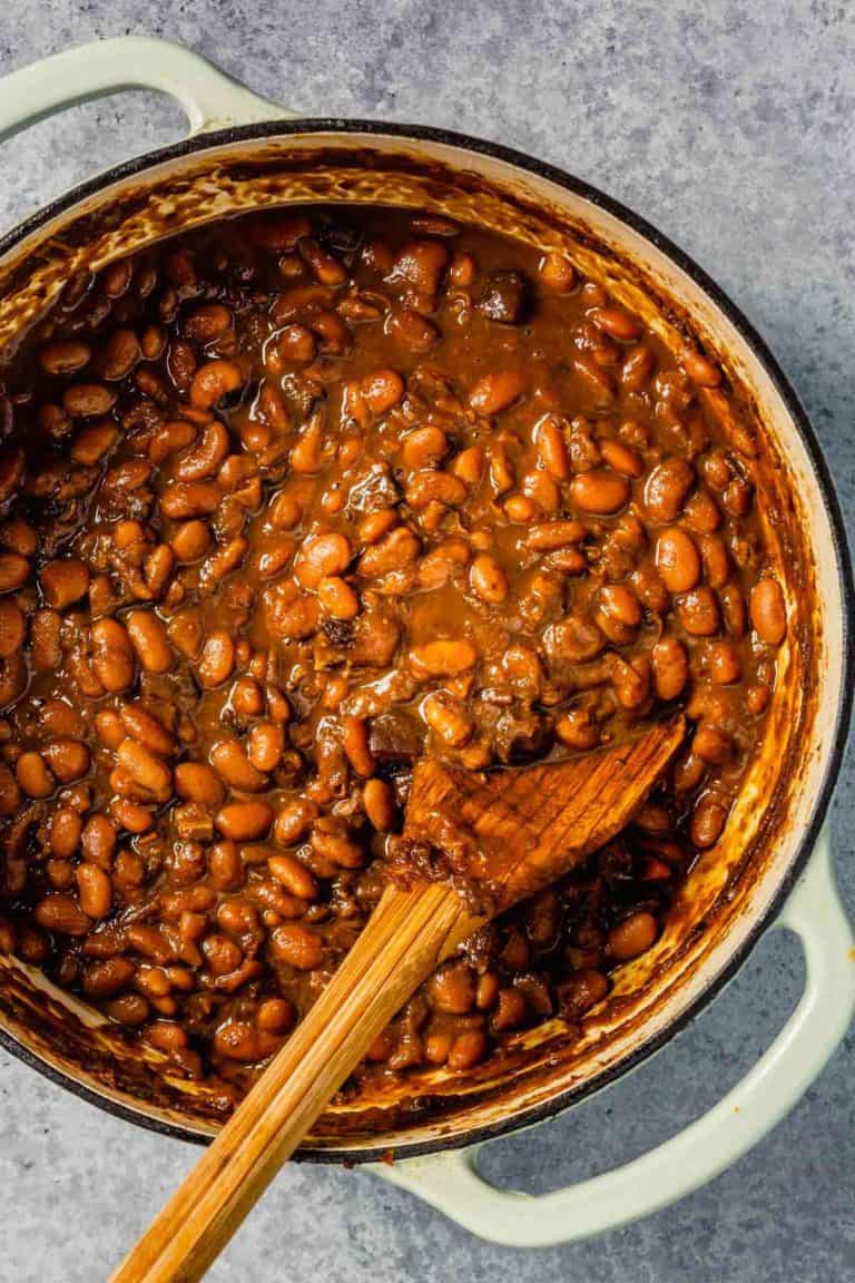 Boston Baked Beans (Oven OR Slow Cooker!) Brown Eyed Baker