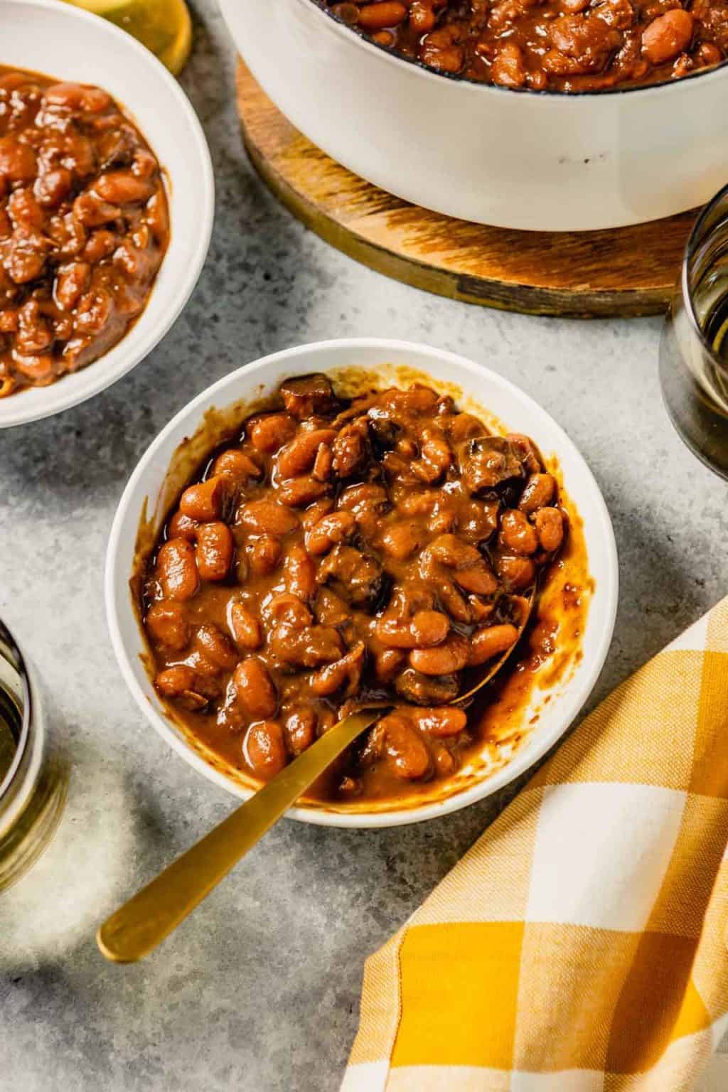 Boston Baked Beans (Oven OR Slow Cooker!) Brown Eyed Baker