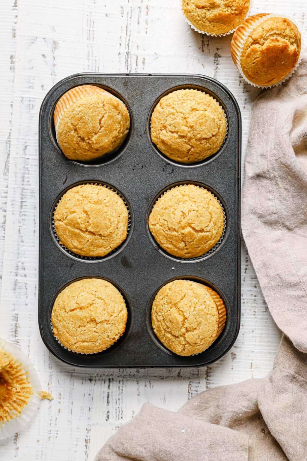 Cornbread Muffins Brown Eyed Baker