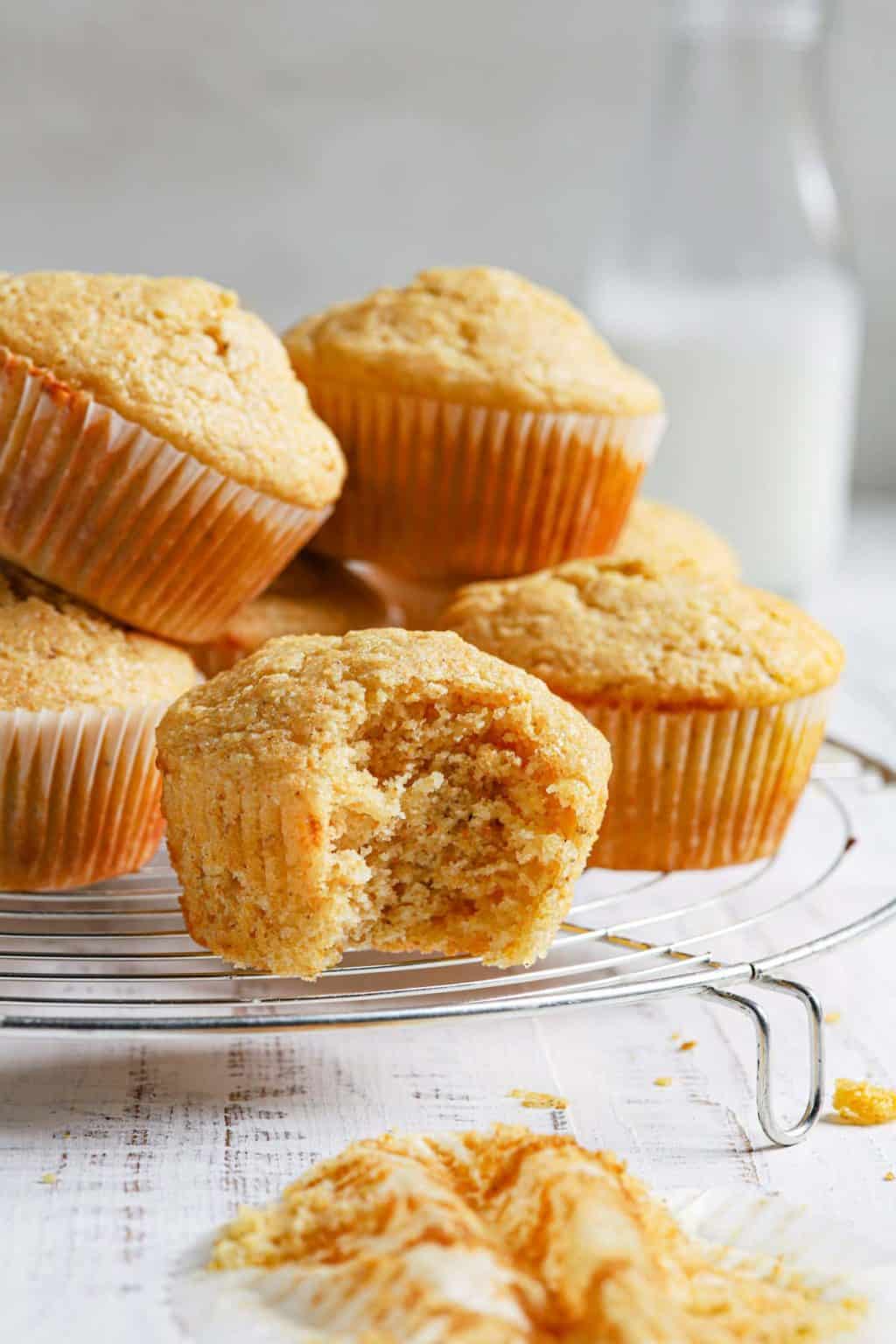 Cornbread Muffins Brown Eyed Baker