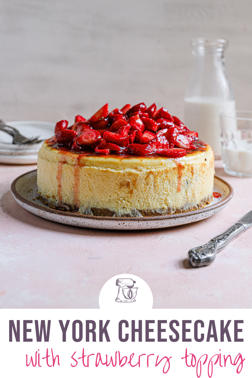 Classic New York Cheesecake Recipe - Brown Eyed Baker