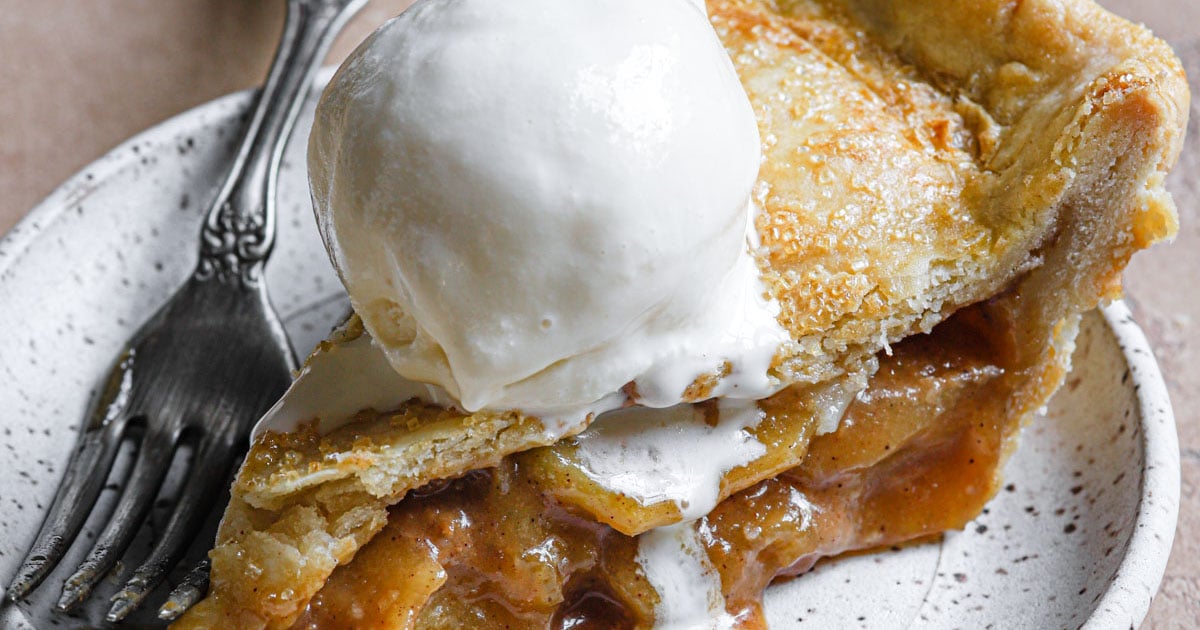 The BEST Apple Pie Recipe with Salted Caramel