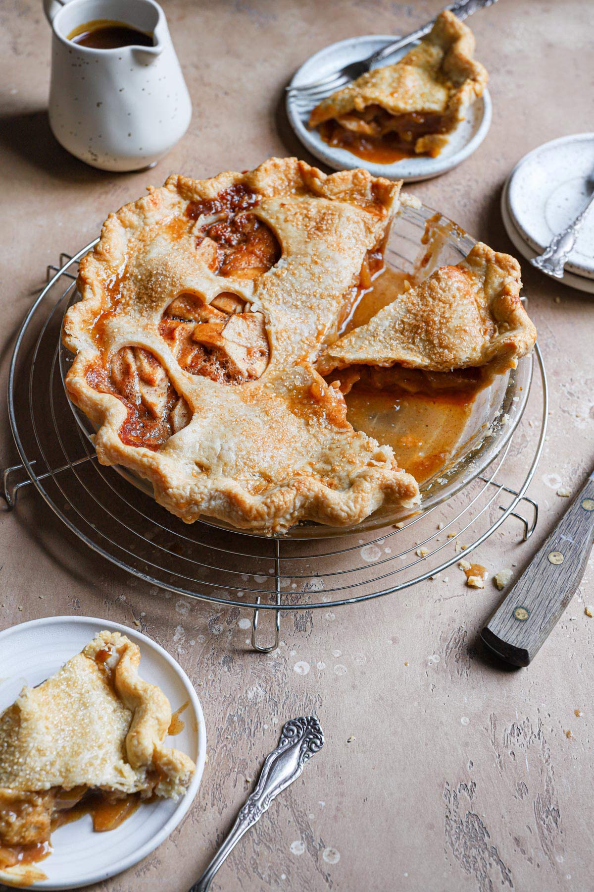 Salted Caramel Apple Pie Recipe Brown Eyed Baker