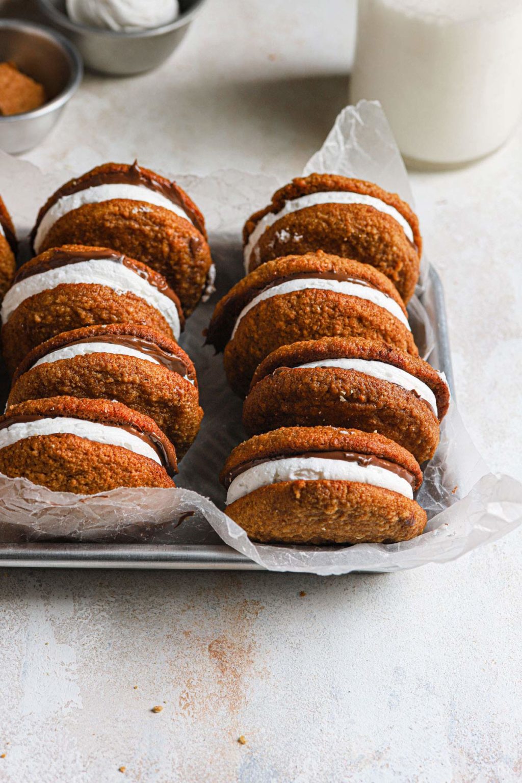 S'mores Whoopie Pies Brown Eyed Baker