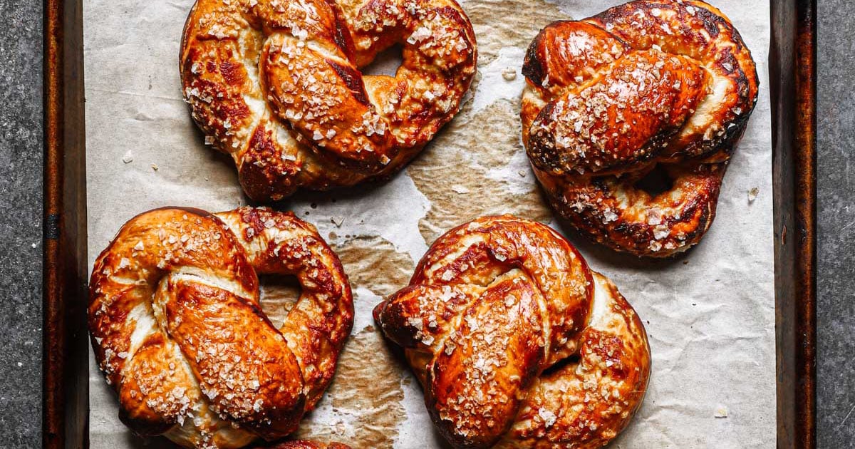 Homemade Soft Pretzels Recipe Brown Eyed Baker
