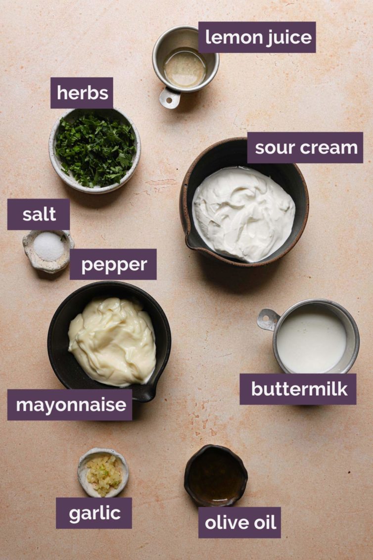 Homemade Ranch Dressing with Buttermilk Brown Eyed Baker