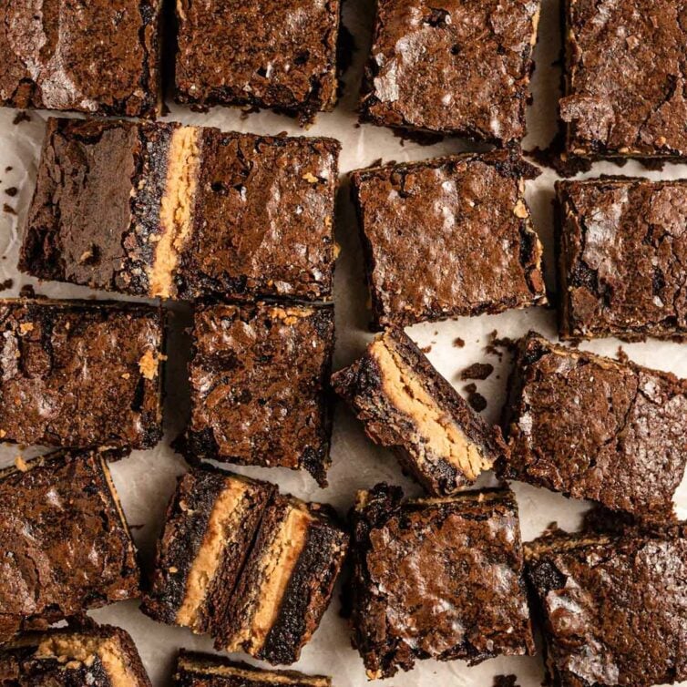 Peanut Butter Brownies Brown Eyed Baker