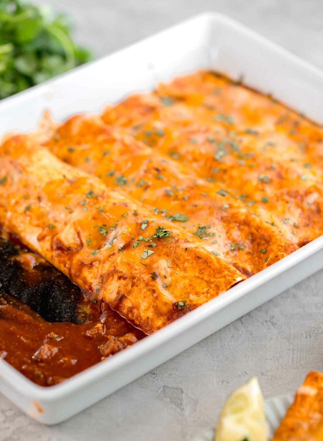 Shredded Beef Enchiladas Brown Eyed Baker